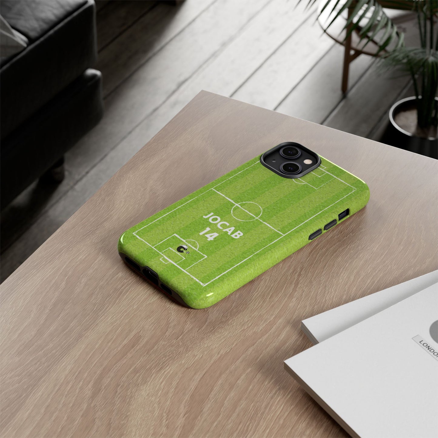 Light Green Football Phone Case - Tough Case