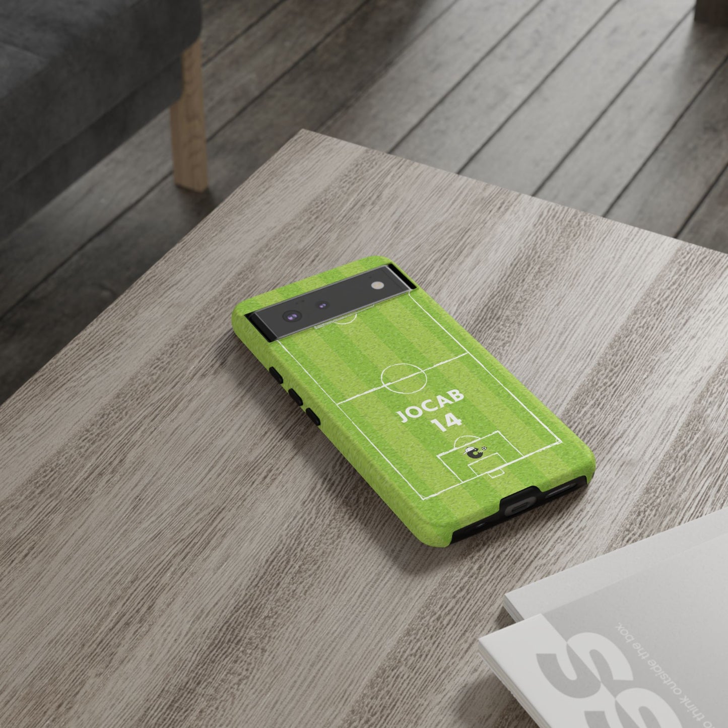 Light Green Football Phone Case - Tough Case