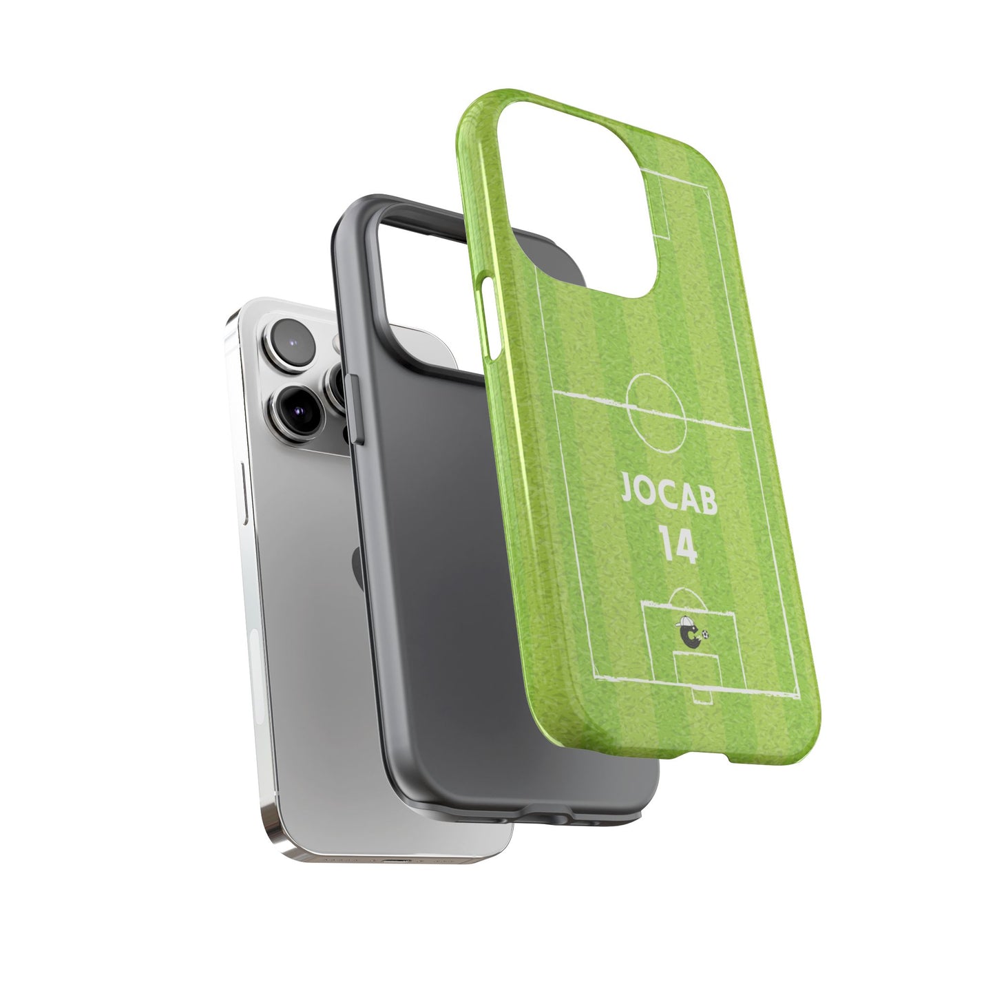 Light Green Football Phone Case - Tough Case