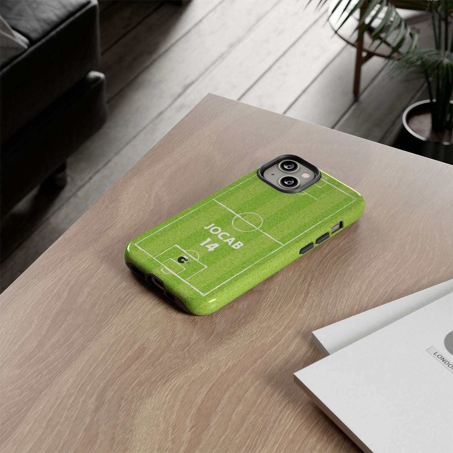 Light Green Football Phone Case - Tough Case