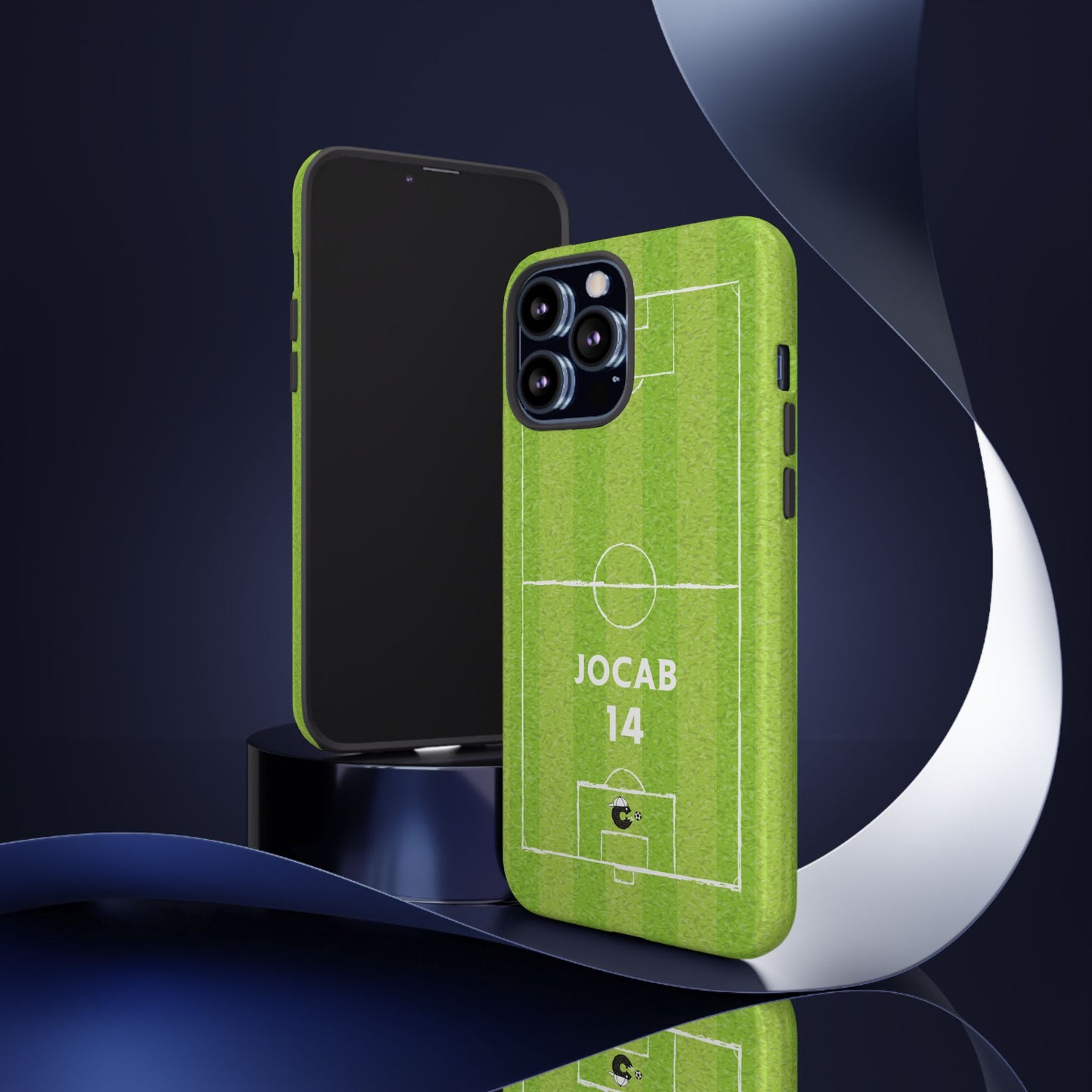 Light Green Football Phone Case - Tough Case