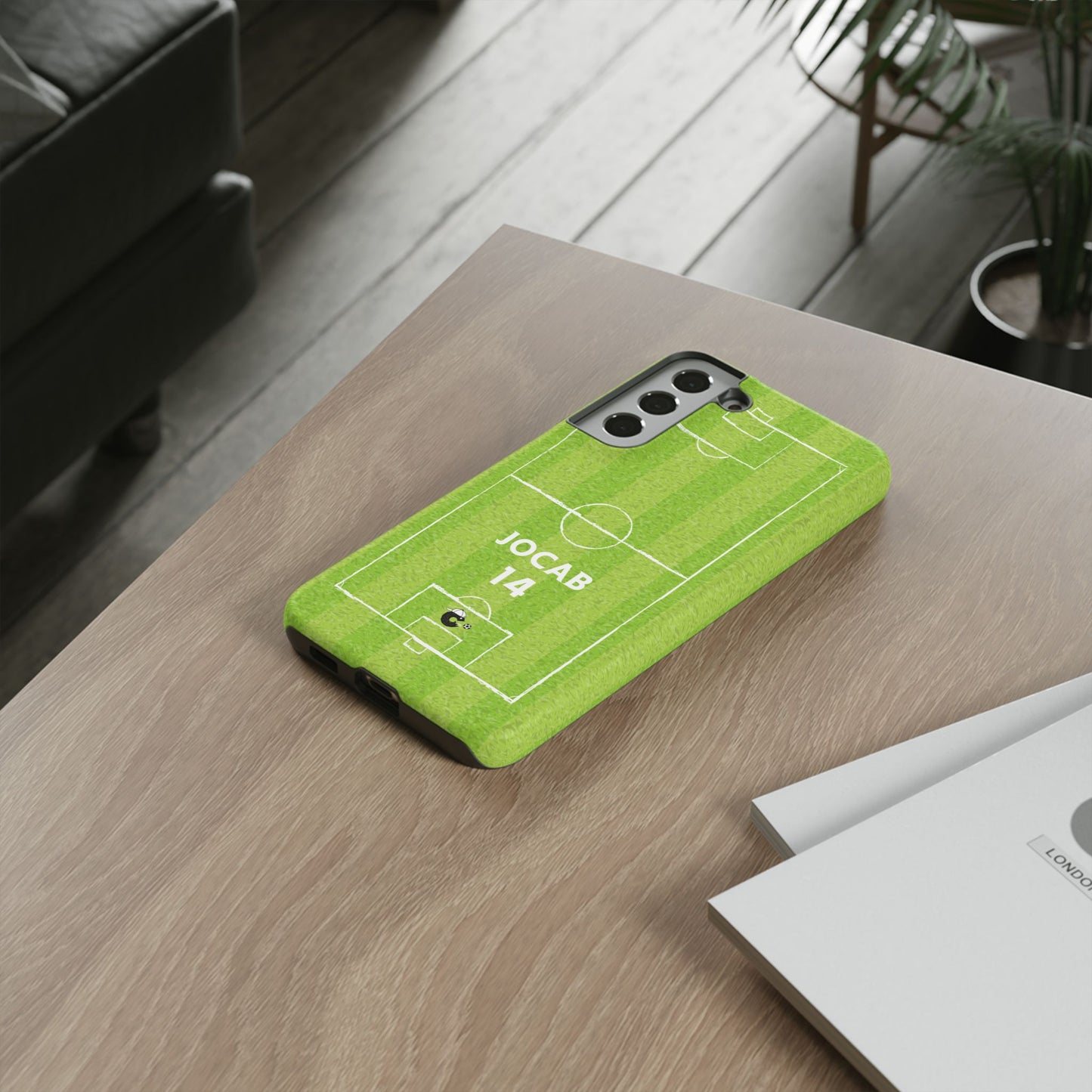 Light Green Football Phone Case - Tough Case