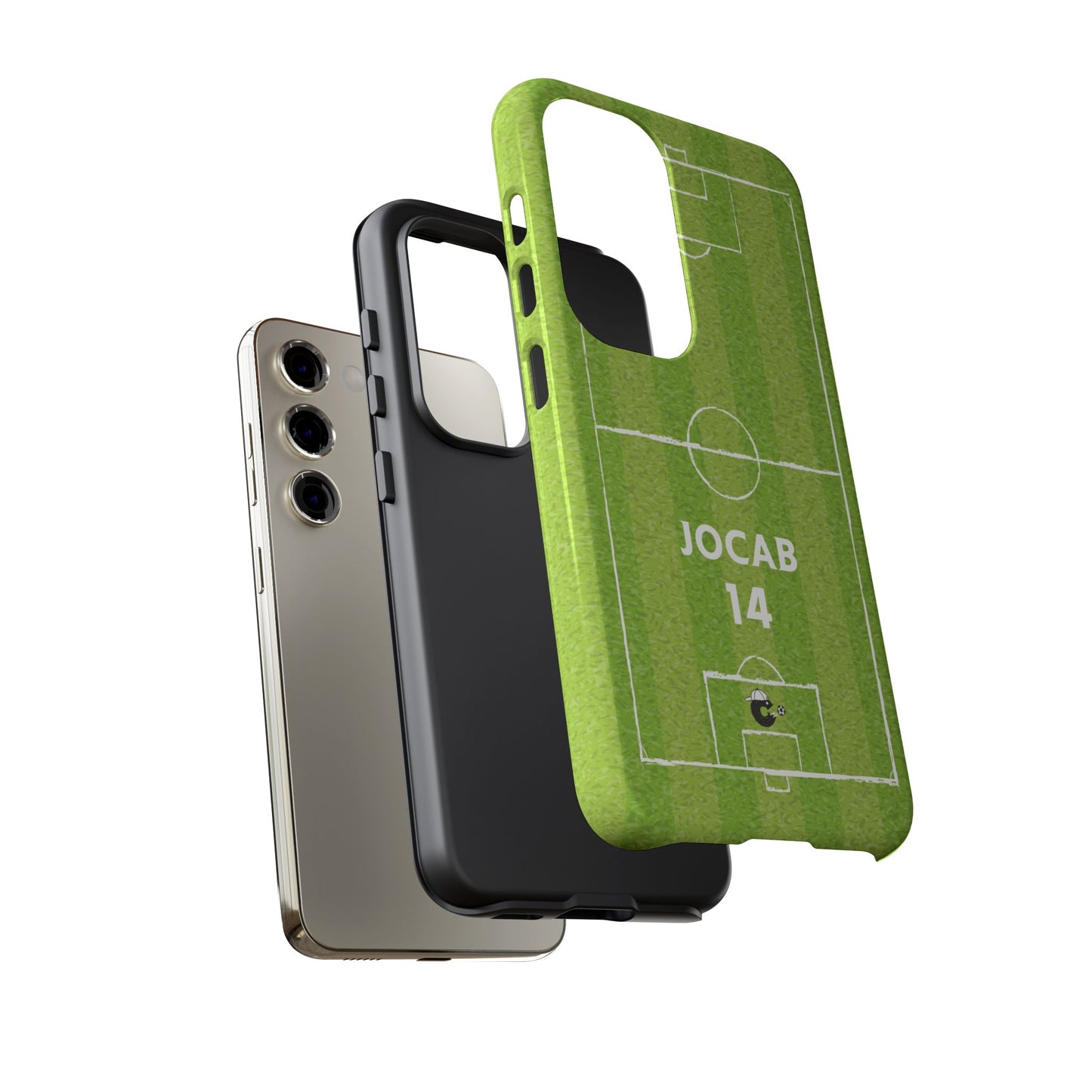 Light Green Football Phone Case - Tough Case