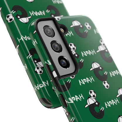 Football Mania Phone Case - Custom colour and name