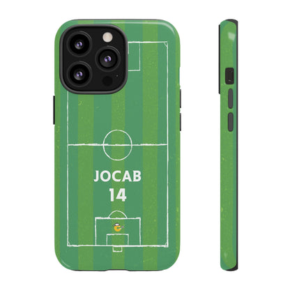 Dark Green Football Phone Case - Tough Case