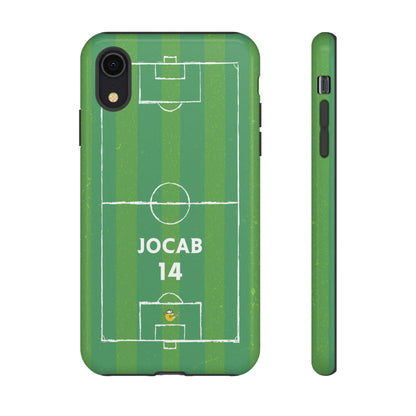 Dark Green Football Phone Case - Tough Case