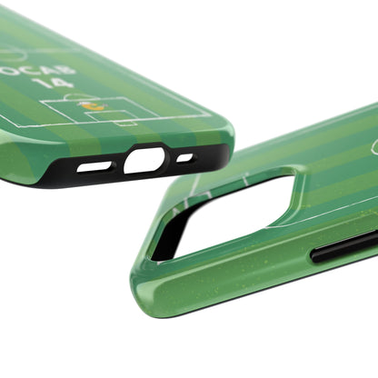 Dark Green Soccer Phone Case