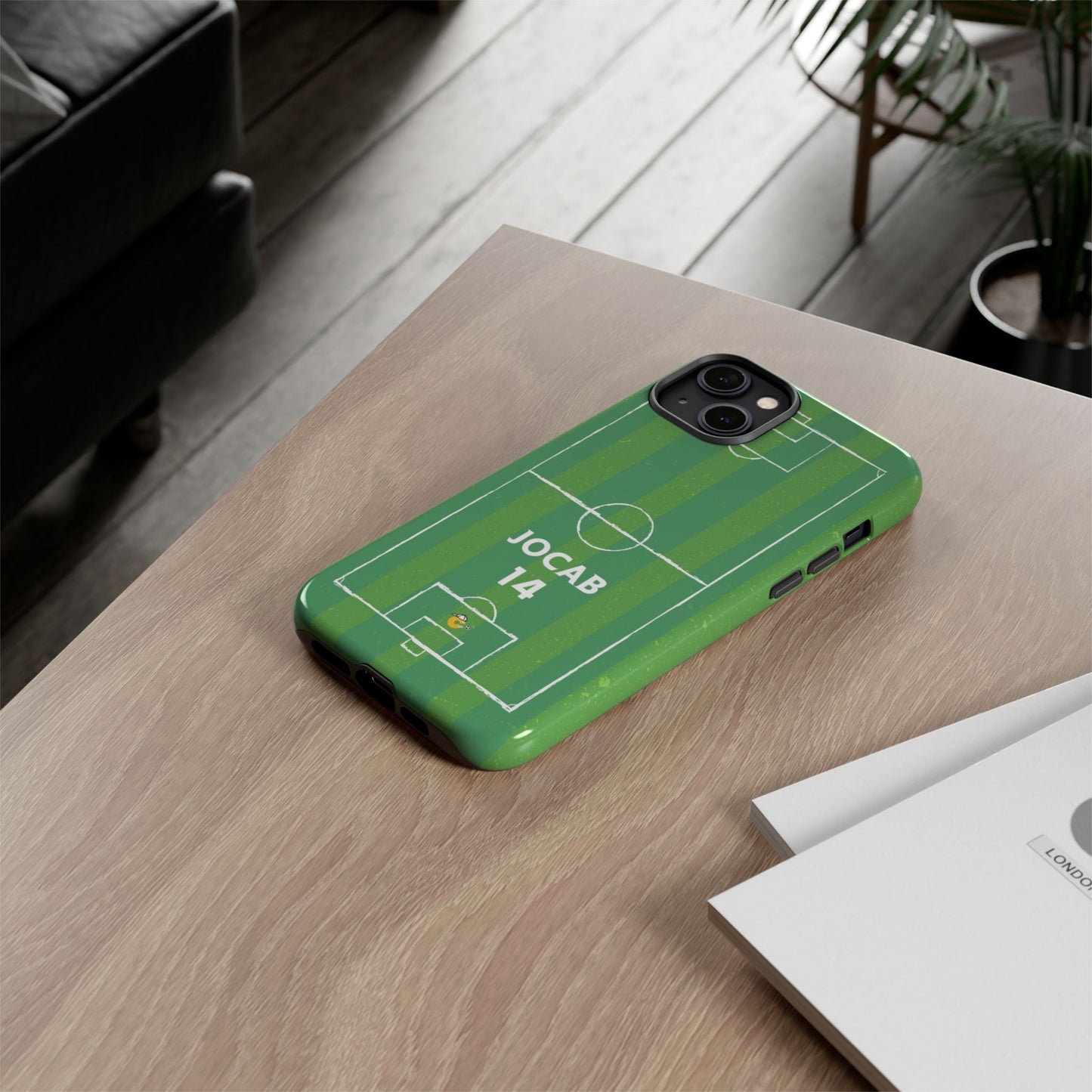 Dark Green Football Phone Case - Tough Case