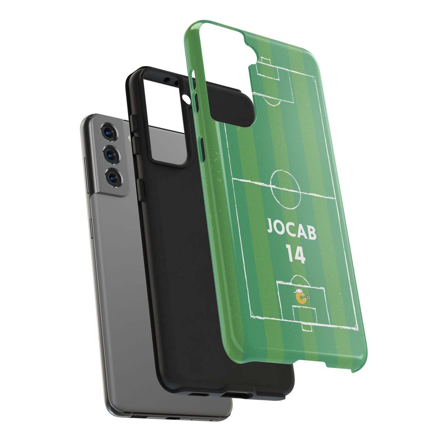 Dark Green Soccer Phone Case