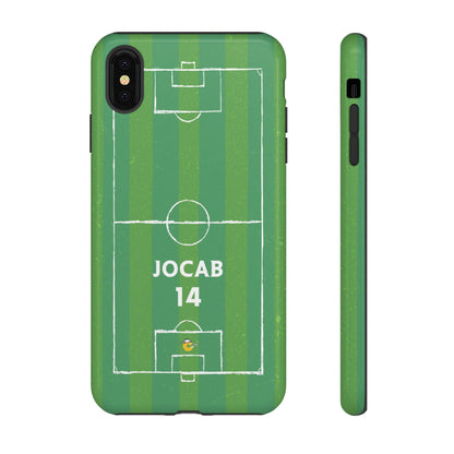 Dark Green Football Phone Case - Tough Case