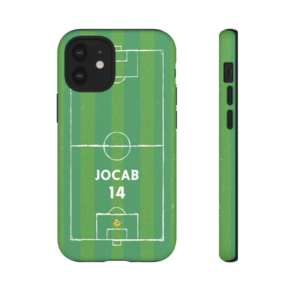 Dark Green Football Phone Case - Tough Case