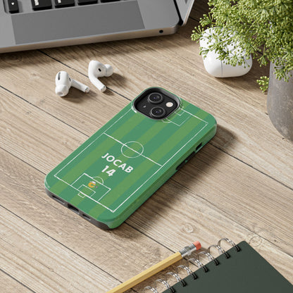 Dark Green Soccer Phone Case