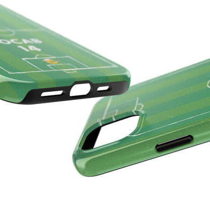 Dark Green Soccer Phone Case