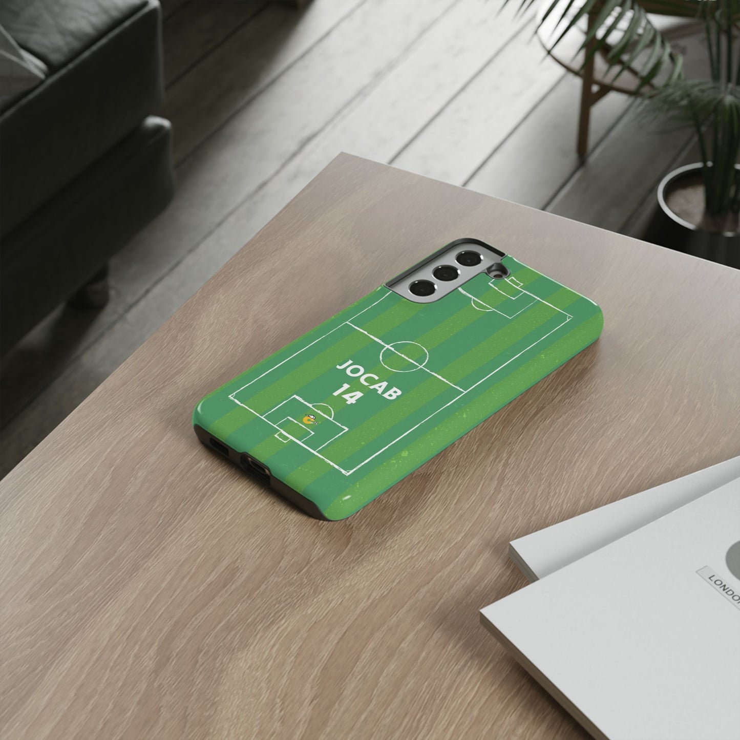 Dark Green Football Phone Case - Tough Case