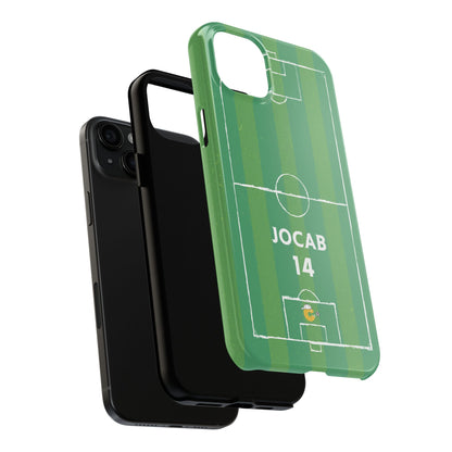Dark Green Soccer Phone Case