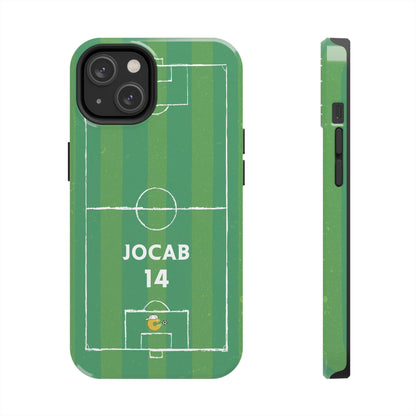 Dark Green Soccer Phone Case