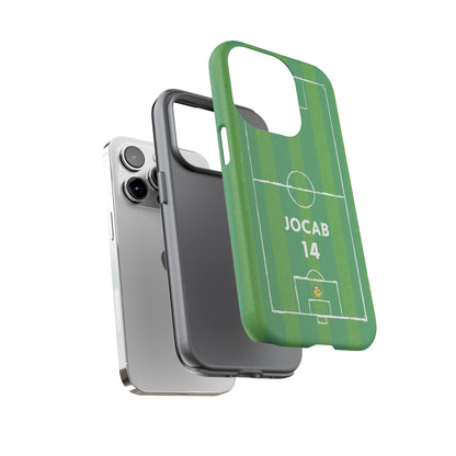 Dark Green Football Phone Case - Tough Case