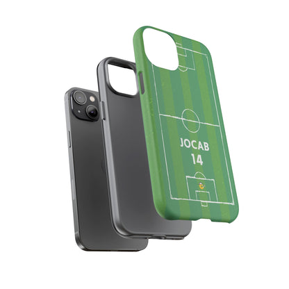 Dark Green Football Phone Case - Tough Case