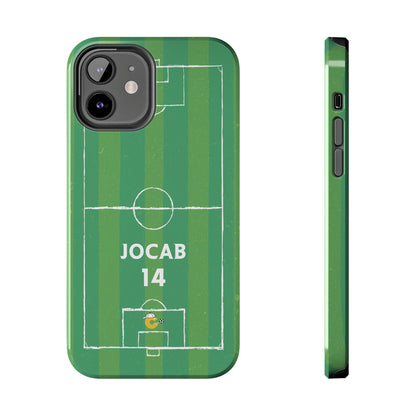 Dark Green Soccer Phone Case